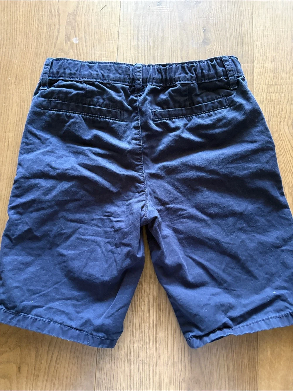 OshKosh B'gosh Solid Navy Girls Cotton Shorts